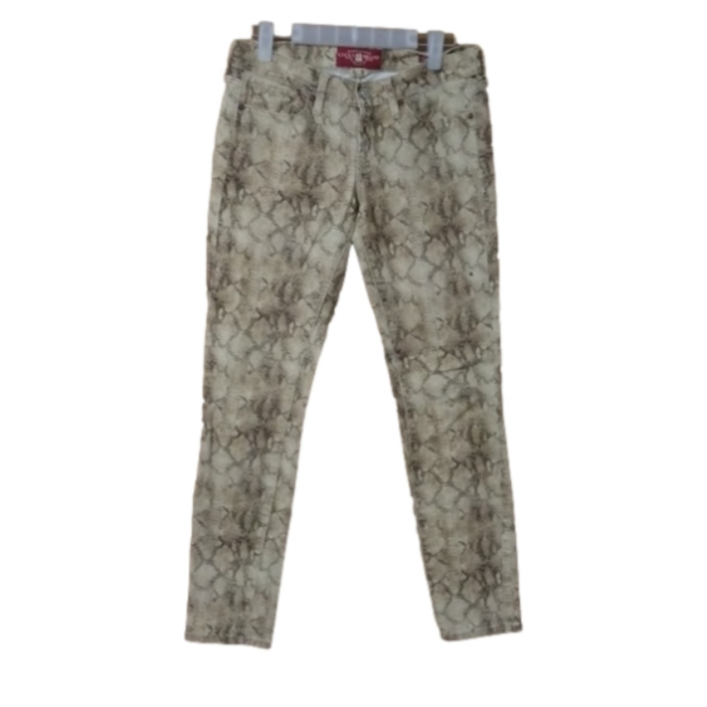Lucky Brand Jeans Charlie Skinny size 27 Reptile